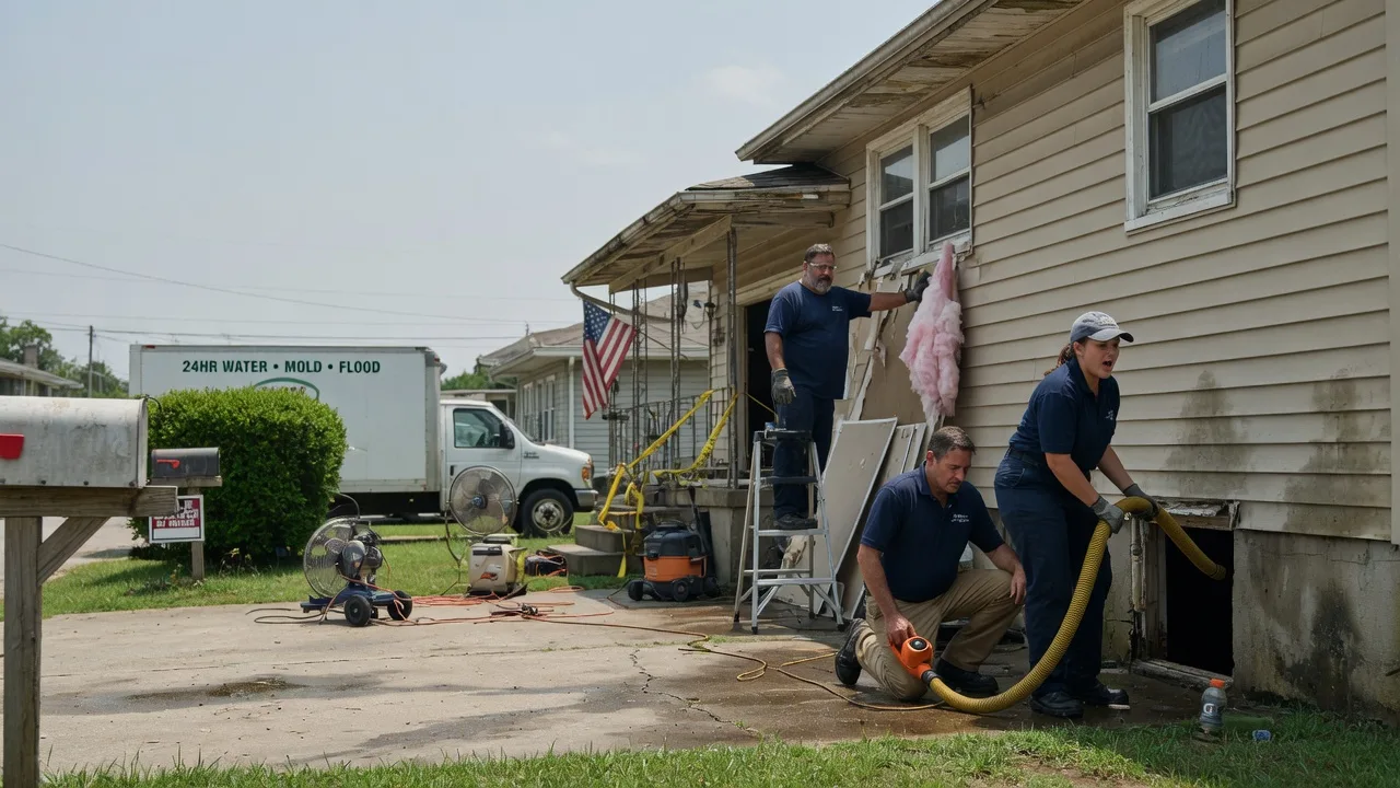 Water Damage Repair in Fairmount, IL near me